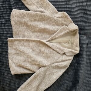 Women's Cream Textured Sweater